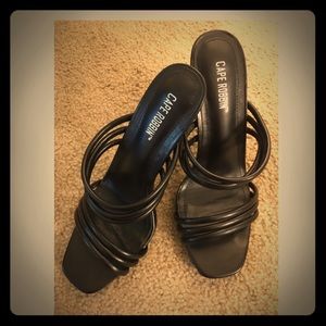 Strappy Open-toe Stiletto Heels